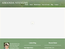 Tablet Screenshot of amandastevens.com